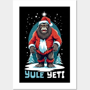 Yule Yeti Christmas Posters and Art